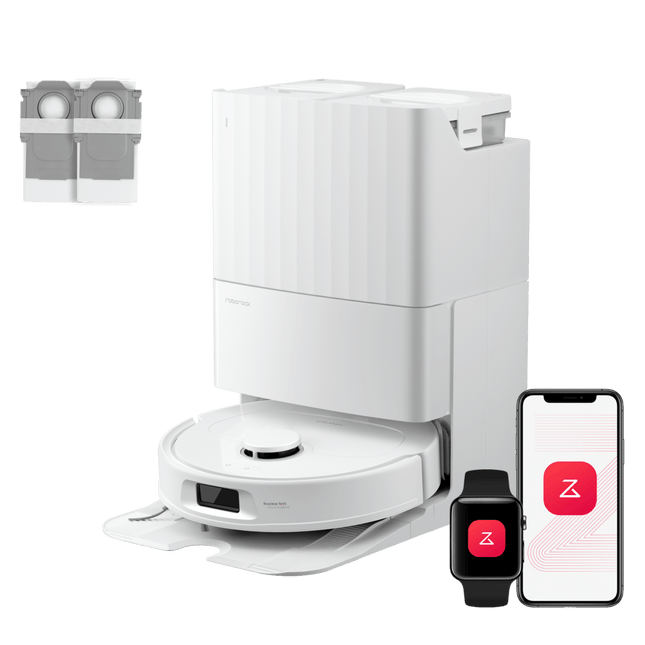 SEO. Roborock QV 35A Saugroboter Set (verbessert von Qrevo S) mit Multifunktionsdock (mit Staubsaugerbeutel*2 Stück) - Weiß Linkreich