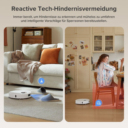 SEO. Roborock QV 35A Saugroboter Set (verbessert von Qrevo S) mit Multifunktionsdock (mit Staubsaugerbeutel*2 Stück) - Weiß Linkreich