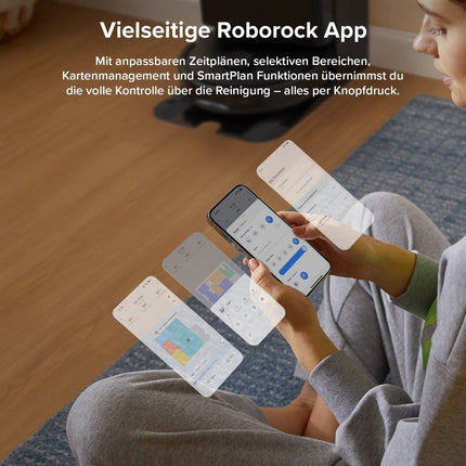 SEO. Roborock QV 35A Saugroboter Set (verbessert von Qrevo S) mit Multifunktionsdock (mit Staubsaugerbeutel*2 Stück) - Schwarz Linkreich