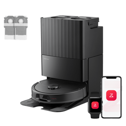 SEO. Roborock QV 35A Saugroboter Set (verbessert von Qrevo S) mit Multifunktionsdock (mit Staubsaugerbeutel*2 Stück) - Schwarz Linkreich