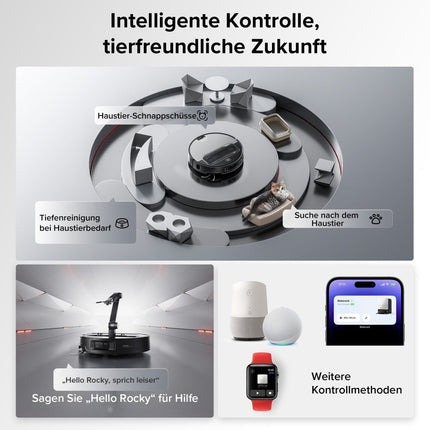 SEO. Roborock Saros Z70 Staubsaugerroboter mit mechanischem OmniGrip™ Arm - Silber Linkreich