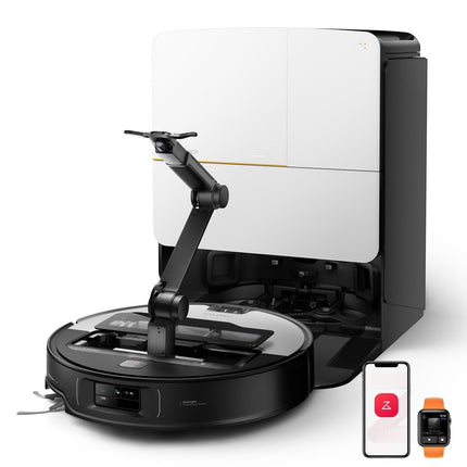 SEO. Roborock Saros Z70 Staubsaugerroboter mit mechanischem OmniGrip™ Arm - Silber Linkreich