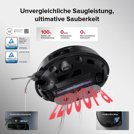 SEO. Roborock Saros Z70 Staubsaugerroboter mit mechanischem OmniGrip™ Arm - Schwarz Linkreich