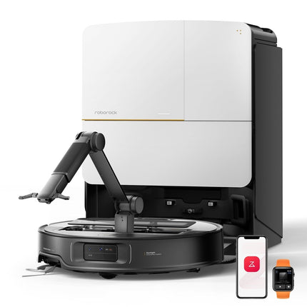 SEO. Roborock Saros Z70 Staubsaugerroboter mit mechanischem OmniGrip™ Arm - Silber Linkreich