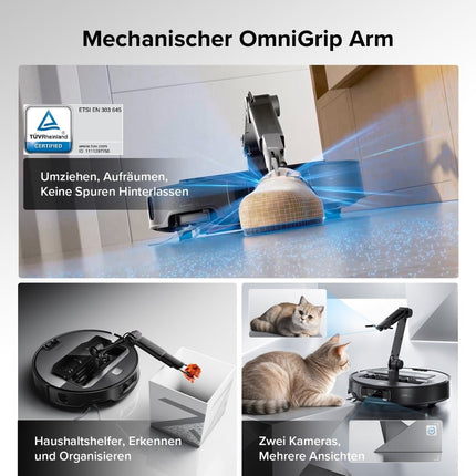 SEO. Roborock Saros Z70 Staubsaugerroboter mit mechanischem OmniGrip™ Arm - Silber Linkreich