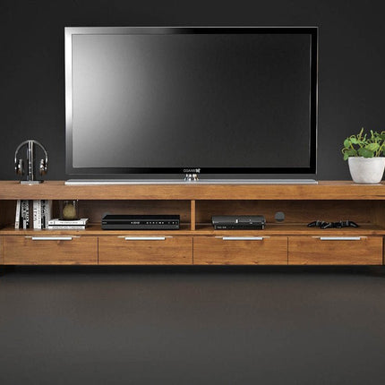 SEO. ROBOSTO TV - Sideboard/Longboard Massivholz Kommode - Nussbaum Linkreich