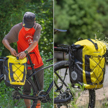 ROCKBROS 100 % wasserdichte Transporttaschen mit Netztasche 27L (Fahrradtaschen) kaufen bei Linkreich – Jetzt entdecken!