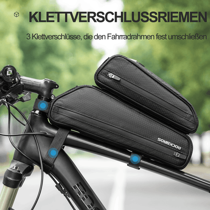 ROCKBROS 2 in 1 Fahrradtasche Set Rahmentasche Oberrohrtasche  2,5L