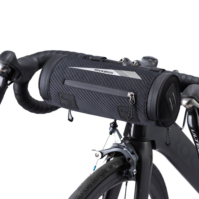ROCKBROS 3 in 1 Praktisch Lenkertasche Zylindrisch Multifunktional 2L