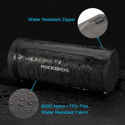 ROCKBROS 3 in 1 Wasserdichte Lenkertasche Zylindrisch Tragbar 2L (Fahrradtaschen) kaufen bei Linkreich – Jetzt entdecken!