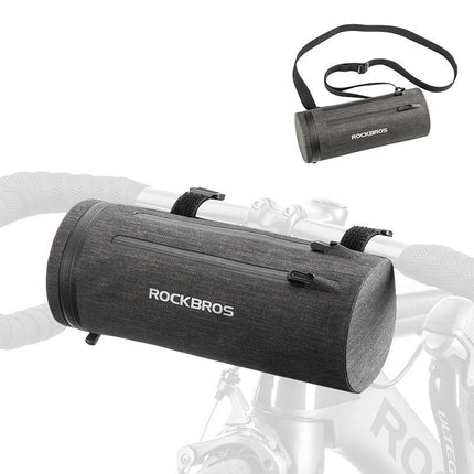 ROCKBROS 3 in 1 Wasserdichte Lenkertasche Zylindrisch Tragbar 2L (Fahrradtaschen) kaufen bei Linkreich – Jetzt entdecken!