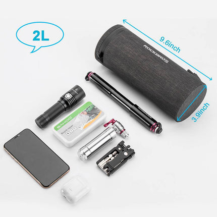 ROCKBROS 3 in 1 Wasserdichte Lenkertasche Zylindrisch Tragbar 2L (Fahrradtaschen) kaufen bei Linkreich – Jetzt entdecken!