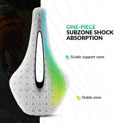 ROCKBROS 3D Druck Carbon Rennradsattel Ultraleicht Stoßdämpfender Ergonomischer (Fahrradsattel) kaufen bei Linkreich – Jetzt entdecken!