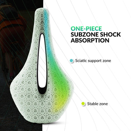 ROCKBROS 3D Druck Carbon Rennradsattel Ultraleicht Stoßdämpfender Ergonomischer (Fahrradsattel) kaufen bei Linkreich – Jetzt entdecken!