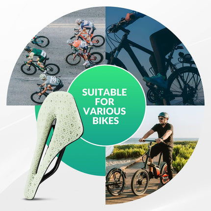 ROCKBROS 3D Druck Carbon Rennradsattel Ultraleicht Stoßdämpfender Ergonomischer (Fahrradsattel) kaufen bei Linkreich – Jetzt entdecken!