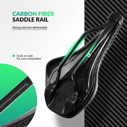 ROCKBROS 3D Druck Carbon Rennradsattel Ultraleicht Stoßdämpfender Ergonomischer (Fahrradsattel) kaufen bei Linkreich – Jetzt entdecken!