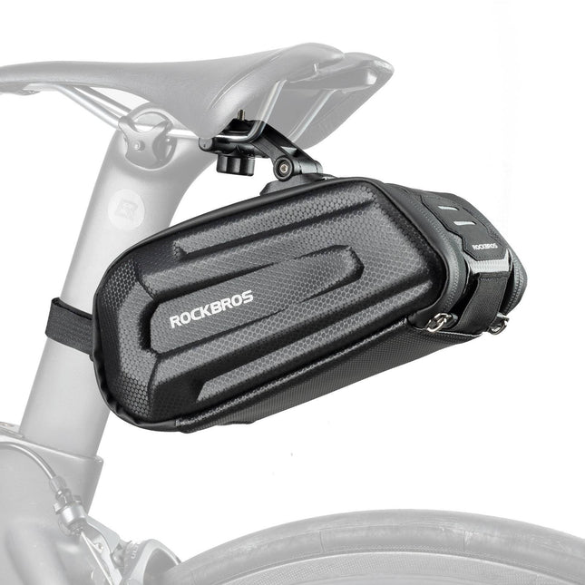 ROCKBROS 3D Hard Shell Fahrrad Satteltasche mit Schnellverschluss 1,8L