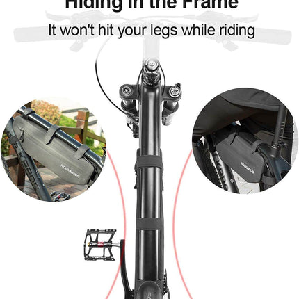 ROCKBROS 4L Wasserabweisend Rahmentasche Dreiecktasche Schwarz (Fahrradtaschen) kaufen bei Linkreich – Jetzt entdecken!