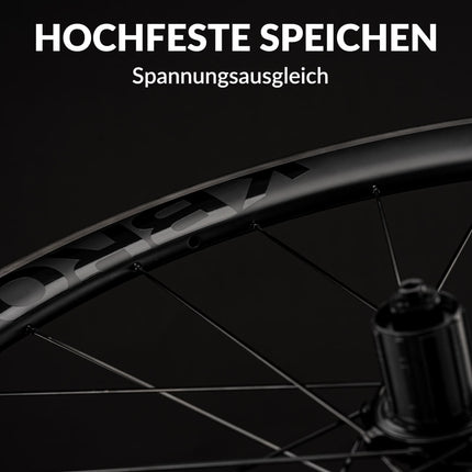 ROCKBROS 700C Carbon Laufradsatz 38mm Scheibenbremse Steckachse Laufrad Set für Rennrad (Laufradsatz) kaufen bei Linkreich – Jetzt entdecken!