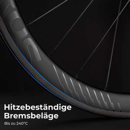 ROCKBROS 700C Carbon Laufradsatz 50mm Felgenbremse Steckachse Laufrad Set für Rennrad (Laufradsatz) kaufen bei Linkreich – Jetzt entdecken!