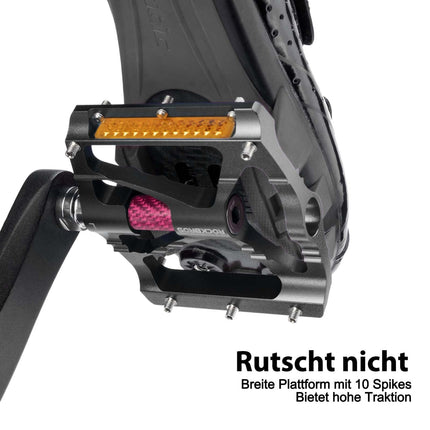 ROCKBROS Alu Fahrradpedale 9/16 Zoll mit zwei PVC Reflektoren (Fahrradpedale) kaufen bei Linkreich – Jetzt entdecken!