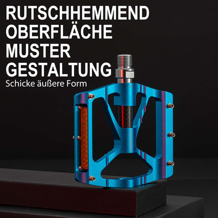 ROCKBROS Alu Fahrradpedale 9/16 Zoll mit zwei PVC Reflektoren (Fahrradpedale) kaufen bei Linkreich – Jetzt entdecken!
