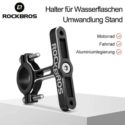 ROCKBROS Alu Universal Flaschenhalter Adapter für Fahrrad und Motorrad (Fahrrad Flaschenhalter) kaufen bei Linkreich – Jetzt entdecken!