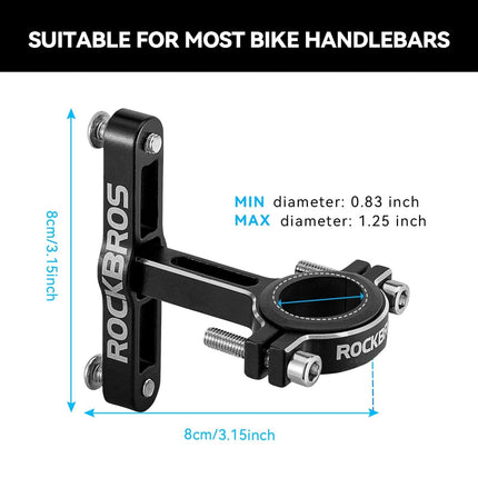 ROCKBROS Alu Universal Flaschenhalter Adapter für Fahrrad und Motorrad (Fahrrad Flaschenhalter) kaufen bei Linkreich – Jetzt entdecken!