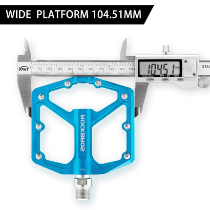 ROCKBROS Aluminium Platform Pedale 9/16 Zoll für MTB E-Bike Stadtrad