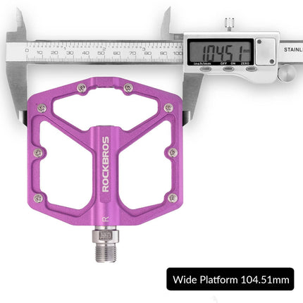 ROCKBROS Aluminium Platform Pedale 9/16 Zoll für MTB E - Bike Stadtrad (Fahrradpedale) kaufen bei Linkreich – Jetzt entdecken!