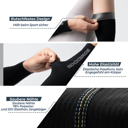 ROCKBROS Armlinge Arm Sleeve Sonnenschutz Kühles Gefühl Schnell Trocknend (Armlinge & Beinlinge) kaufen bei Linkreich – Jetzt entdecken!
