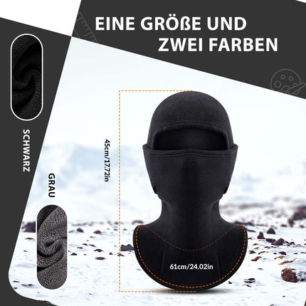 ROCKBROS Balaclava Winter Skimaske Warm Sturmmaske Unisex Einheitsgröße