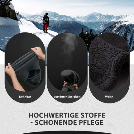 ROCKBROS Balaclava Winter Skimaske Warm Sturmmaske Unisex Einheitsgröße
