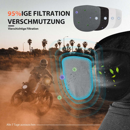 ROCKBROS Balaclavas Multifunktion Atmungsaktiv Gesichtsbedeckung Unisex (Sturmhaube & Gesichtsmaske) kaufen bei Linkreich – Jetzt entdecken!