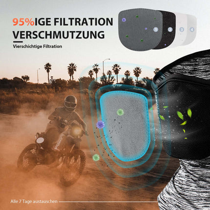 ROCKBROS Balaclavas Multifunktion Atmungsaktiv Gesichtsbedeckung Unisex (Sturmhaube & Gesichtsmaske) kaufen bei Linkreich – Jetzt entdecken!