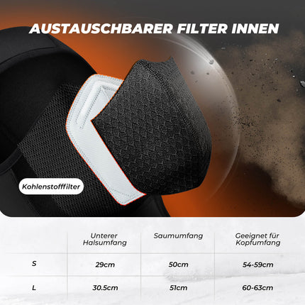 ROCKBROS Beheizte Balaclava Winter Warme Gesichtsmaske Winddicht (Sturmhaube & Gesichtsmaske) kaufen bei Linkreich – Jetzt entdecken!