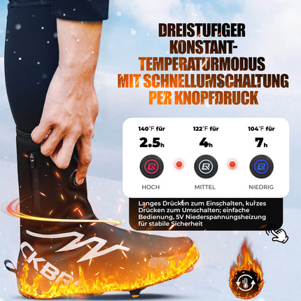 ROCKBROS Beheizte Überschuhe Winter Fahrrad Schuhüberzieher für Damen/Herren (Fahrrad Überschuhe) kaufen bei Linkreich – Jetzt entdecken!
