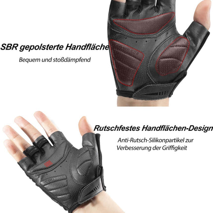 ROCKBROS Bunte reflektierende Kurzfingerhandschuhe (Fahrradhandschuhe) kaufen bei Linkreich – Jetzt entdecken!