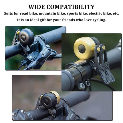 ROCKBROS Classic Brass Fahrradklingel Mini Fahrradglocken 1 - 2 Ringtone (Fahrradklingel) kaufen bei Linkreich – Jetzt entdecken!