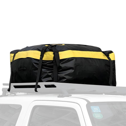ROCKBROS Dachbox für Auto Wasserdicht Dachgepäckträger 300L mit 8 Zurrgurten