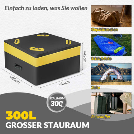 ROCKBROS Dachbox für Auto Wasserdicht Dachgepäckträger 300L mit 8 Zurrgurten (Fahrradtaschen) kaufen bei Linkreich – Jetzt entdecken!