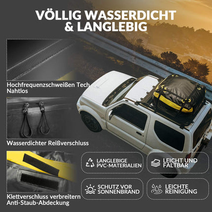 ROCKBROS Dachbox für Auto Wasserdicht Dachgepäckträger 300L mit 8 Zurrgurten (Fahrradtaschen) kaufen bei Linkreich – Jetzt entdecken!