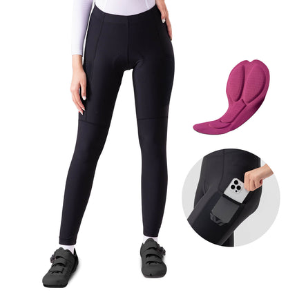 ROCKBROS Damen Winter Fahrradhose Lang Gepolstert Elastisch Atmungsaktiv (Fahrradhose) kaufen bei Linkreich – Jetzt entdecken!