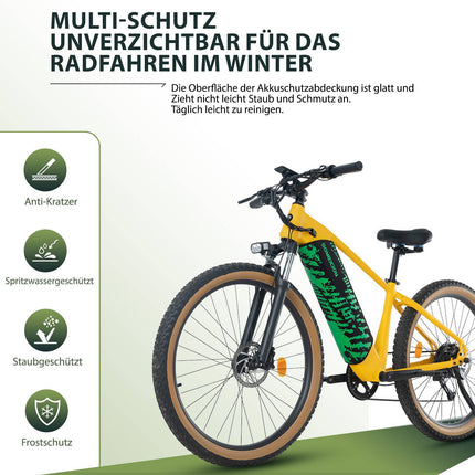 ROCKBROS E - Bike Akku Lackschutz für integrierte Ebike Rahmenakku Schutz vor Kälte () kaufen bei Linkreich – Jetzt entdecken!