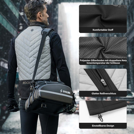 ROCKBROS Elektrische Beheizte Weste mit 3 Temperaturstufen für Herren/Damen (Fahrradjacke) kaufen bei Linkreich – Jetzt entdecken!