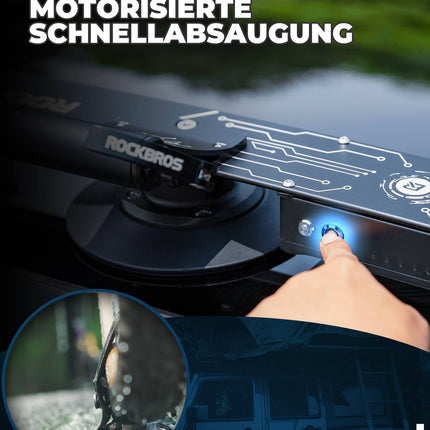 ROCKBROS Elektrischer Fahrradträger mit Saugnapf