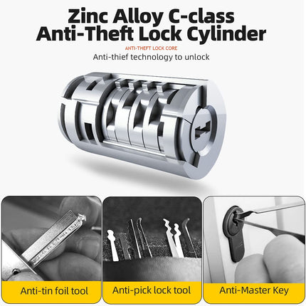 ROCKBROS Fahrrad Bügelschloss für Fahrräder & Motorräder aus legiertem (Fahrradschloss) kaufen bei Linkreich – Jetzt entdecken!