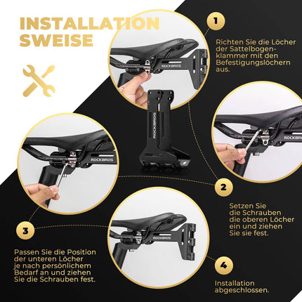 ROCKBROS Fahrrad Flaschenhalter Adapter Aluminum Einstellbar Halterung (Fahrrad Flaschenhalter) kaufen bei Linkreich – Jetzt entdecken!