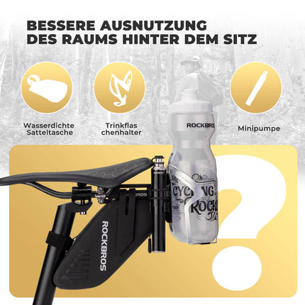 ROCKBROS Fahrrad Flaschenhalter Adapter Aluminum Einstellbar Halterung (Fahrrad Flaschenhalter) kaufen bei Linkreich – Jetzt entdecken!