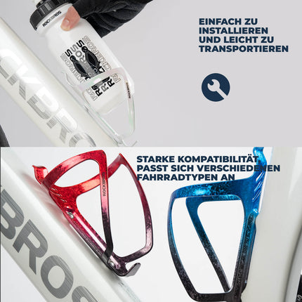 ROCKBROS Fahrrad Flaschenhalter Getränkehalter Robust aus Alu Leicht 8 Farbe (Fahrrad Flaschenhalter) kaufen bei Linkreich – Jetzt entdecken!